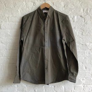 Gunmetal Casual Button Down Shirt